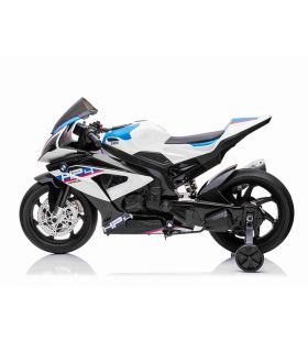 Moto électrique 12V BMW HP4 Race Blanche