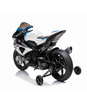 Moto électrique 12V BMW HP4 Race Blanche