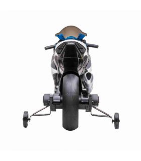 Moto électrique 12V BMW HP4 Race Blanche
