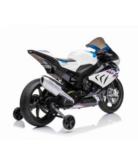 Moto électrique 12V BMW HP4 Race Blanche