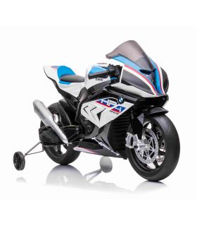 Moto électrique 12V BMW HP4 Race Blanche