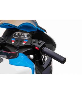Moto électrique 12V BMW HP4 Race Blanche