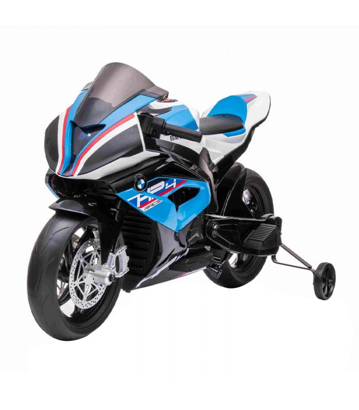 Moto électrique 12V BMW HP4 Race Bleue