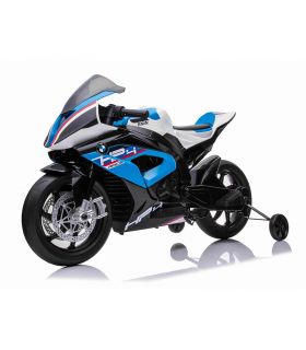 Moto électrique 12V BMW HP4 Race Bleue