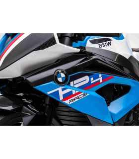 Moto électrique 12V BMW HP4 Race Bleue