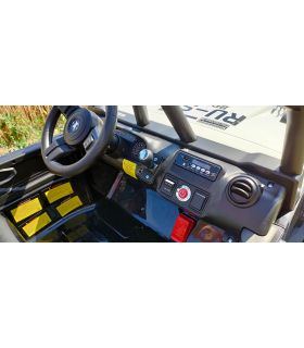 Voiture électrique 2 places 24V Raptor XXL Blanche