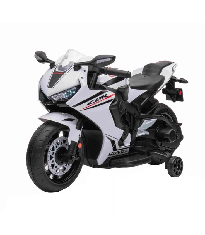 Moto électrique 12V HONDA CBR 1000RR Blanche