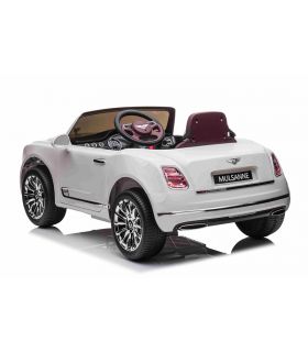 Voiture électrique 12V Bentley Mulsanne Blanche