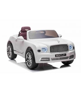 Voiture électrique 12V Bentley Mulsanne Blanche