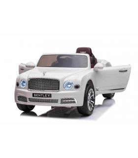 Voiture électrique 12V Bentley Mulsanne Blanche