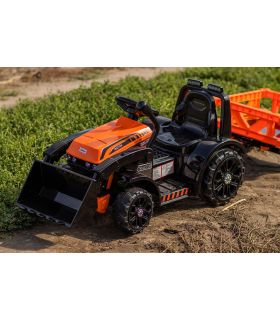 Tracteur électrique 6V Farmer Orange