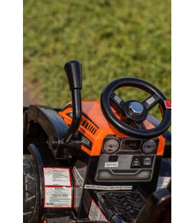 Tracteur électrique 6V Farmer Orange