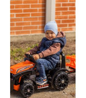 Tracteur électrique 6V Farmer Orange