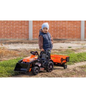 Tracteur électrique 6V Farmer Orange
