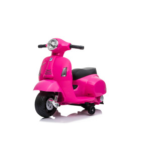 6V Scooter Vespa sous licence Rose