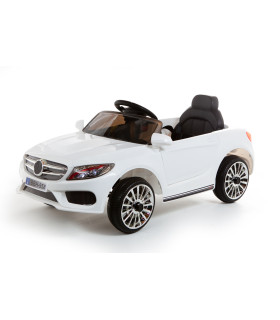 12V Berline Style C Class Blanc - Voiture Electrique Pour Enfants