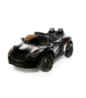 Roadster 12V Style Lambo Noire - Voiture Electrique Pour Enfants