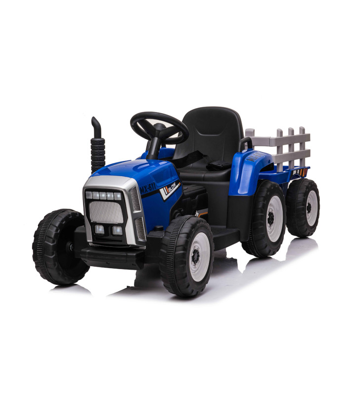 Tracteur Pelleteuse Electrique Pour enfant 12 Volts Jaune ZP1005Y V