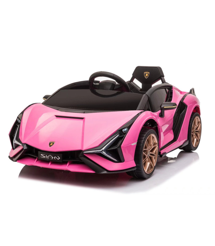 12V Lamborghini Sian sous licence Rose