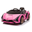 12V Licensed Lamborghini Sian Ride On Car Pink