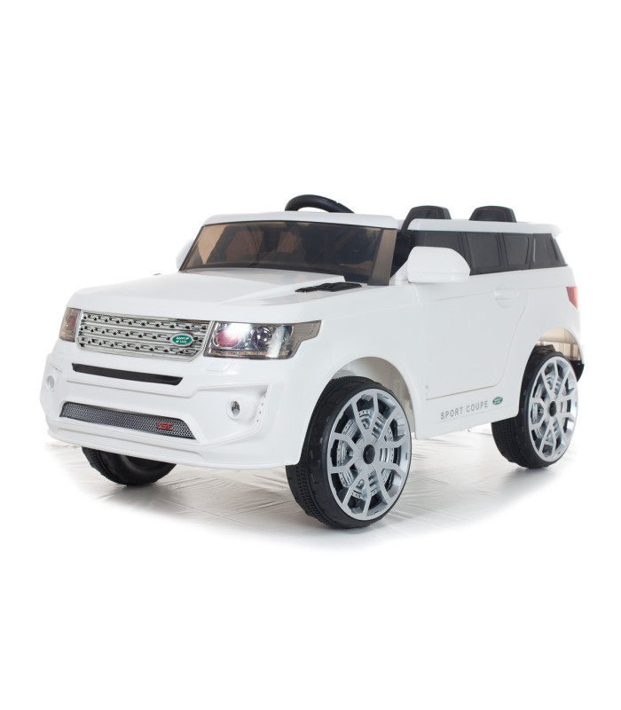 4x4 Blanc Sport Coupe 12V Style Range - Voiture Electrique Pour Enfants