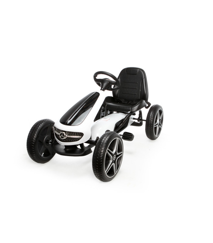 Karting à pédales sous licence Mercedes avec roues en EVA