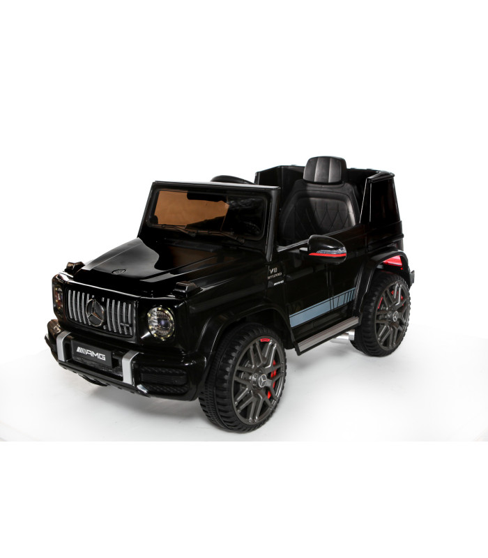 12V Mercedes G Wagon G63 sous licence Noir - Voiture Electrique Pour Enfants