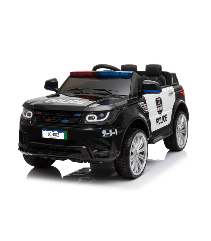 Voiture Police 12V Noir - Voiture Electrique Pour Enfants
