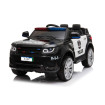 Battery Powered - 12V Black Police Ride On Car