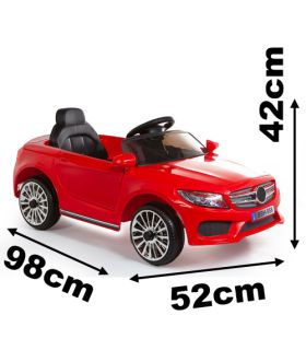 12V Berline Style C Class Rouge - Voiture Electrique Pour Enfants