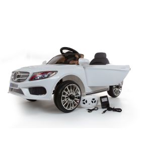 12V Berline Style C Class Blanc - Voiture Electrique Pour Enfants