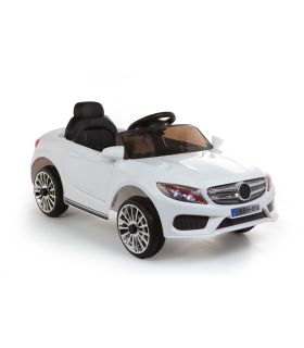 12V Berline Style C Class Blanc - Voiture Electrique Pour Enfants
