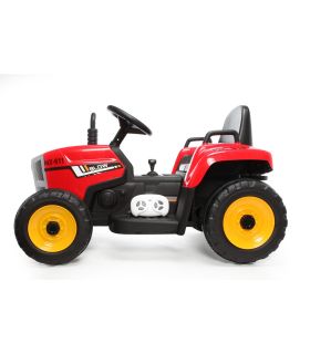 12V Tracteur avec remorque Rouge - Tracteur Electrique Pour Enfants