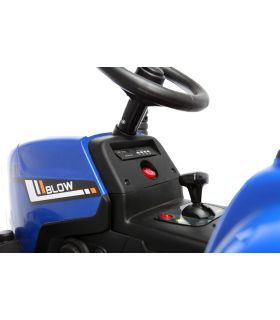 12V Tracteur avec remorque Bleu - Tracteur Electrique Pour Enfants