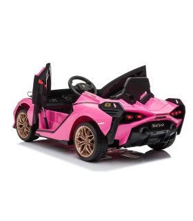 12V Lamborghini Sian sous licence Rose