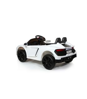 Roadster 12V Style Lambo Blanc - Voiture Electrique Pour Enfants