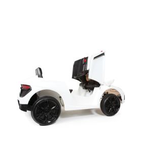 Roadster 12V Style Lambo Blanc - Voiture Electrique Pour Enfants