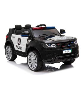 Voiture Police 12V Noir - Voiture Electrique Pour Enfants
