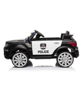 Voiture Police 12V Noir - Voiture Electrique Pour Enfants