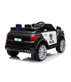 Voiture Police 12V Noir - Voiture Electrique Pour Enfants