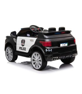 Voiture Police 12V Noir - Voiture Electrique Pour Enfants