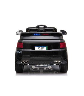 Voiture Police 12V Noir - Voiture Electrique Pour Enfants