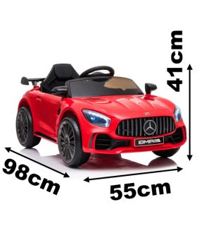 12V Mercedes GTR Blanc sous licence