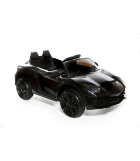 Roadster 12V Style Lambo Noire - Voiture Electrique Pour Enfants