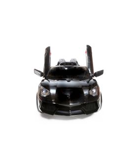 Roadster 12V Style Lambo Noire - Voiture Electrique Pour Enfants
