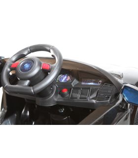 Roadster 12V Style Lambo Noire - Voiture Electrique Pour Enfants