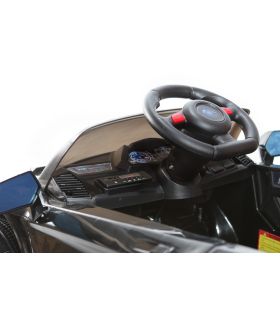 Roadster 12V Style Lambo Noire - Voiture Electrique Pour Enfants