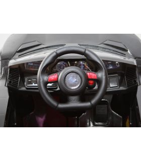 Roadster 12V Style Lambo Noire - Voiture Electrique Pour Enfants