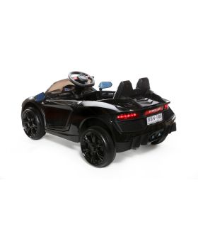 Roadster 12V Style Lambo Noire - Voiture Electrique Pour Enfants