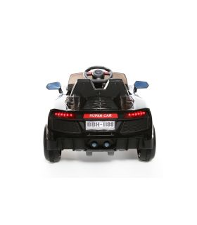 Roadster 12V Style Lambo Noire - Voiture Electrique Pour Enfants